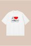 Love & Mayhem Boxy Fit Oversize Unisex 100% Cotton Tshirt – Printed T-Shirt |   Streetwear