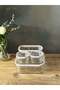 Lena 4-Piece Glass Breakfast Set - Pink - 5