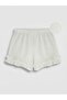 Lcw Kids Elastic Waist Ruffled Girls' Shorts