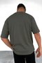 Men's Oversize Casual T-Shirt Crew Neck Free Life Khaki - 3