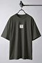 Men's Oversize Casual T-Shirt Crew Neck Free Life Khaki - 5