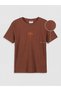 LCW Kids Crew Neck Embroidered Girls' T-Shirt