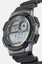 ساعة رجالية رقمية مطاطية AE-1000W-1AVDF مقاس 42 ملم، لون أسود - 3