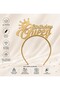 Birthday Queen Crown – Birthday Party Crown with Matte Gold, Silver, Pink, and Lilac Color Options - 2
