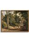 Large Canvas Wall Art 30x40 cm with Outer Frame Vintage Landscape Painting
