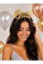Birthday Queen Crown – Birthday Party Crown with Matte Gold, Silver, Pink, and Lilac Color Options