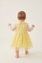 Alissa Baby Girl Cotton Lined Daisy Printed Fluffy Tulle Dress - 3