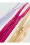 3-Piece Set of High-Quality Zippers between 45-60 cm in Plum, Mink, and Lilac Colors for Coats, Vests, Bags, and Hobby Projects - 2