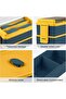 Bento Lunch Box, Stackable 2 Layer 3 Compartments Leak Proof 1400ml with Spoon Fork, Meal Prep Conta - 2