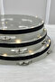 30 cm Led Transparent Tambourine, Three-Function Led and Bell, Bridal Henna Night Wedding Circumcision Bridesmaid Party Organization Bride Def, 1 Piece - 3