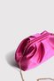 Fuchsia Women's Satin Clutch Evening Dress Bag - 6