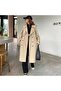 Women's Belted and Buttoned Lined Sports High Quality Trench Coat