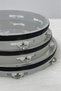 30 cm Transparent Tambourine with Bell, Bridal Henna Night Wedding Circumcision Bridesmaid Party Organization Bride Def, 1 Piece - 5