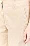 Women Regular Fit Solid Chino Shorts, Beige - 3