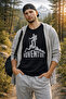 Premium Adventure Printed Hunter Theme Unisex Oversize Women's T-Shirt Men's T-Shirt Cotton Oversize T-Shirt - 2