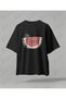 Palestine Design Oversize Unisex T-Shirt with Kefiye Pattern Streetwear Print