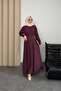 Valeno Model Coupra Model Fabric Belt Detailed Dress - 2