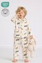Oeko Tex Certified 95% Bamboo Long Sleeve Baby Pajama Set / Girls and Boys
