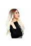 Su Daası Long Non-Permeable Fiber Sen Wig / Auburn / Platinum Ombre - 2