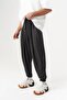 Dark Motion Pleated Shalwar with Elastic Waist and Cuffs - 2