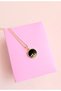The Little Prince Themed Black Enamel Gold Steel Necklace - Special Design - Gift Boxed - 6