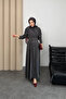 Valeno Model Coupra Model Fabric Belt Detailed Dress