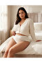 Plus Size Women's Lace Panties with Elastic Waistband - 2