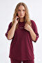 Oşho Modal Fabric Large Size Short Sleeve Double Ribbed Breathable Soft Bottom Top Set 2Xl-6Xl - 2