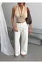 Trend Premium High Waist Wide Leg Jean Denim Palazzo Pants-Premium High Rise Wide Leg Jean - 5
