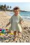Children's Muslin Sea Poncho with Hood, Cotton, Quick Drying - 4