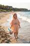 Children's Muslin Sea Poncho with Hood, Cotton, Quick Drying