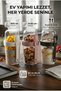 Set of 3 Snack Food Yogurt Muesli Granola Diet Containers with Forks and Spoons - Food Storage Container - 2