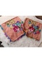 Brand Handcrafted Needle Embroidered Writing 100% Cotton Muslin – 4 Sides Embroidered Elegant Headscarf 100X100 cm - 7