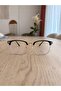 Nova Square Rectangular 55 Ekartman Metal Transparent Women Men Unisex Blue Light Protection Screen Glasses Eyewear - 3