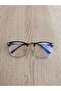 Nova Square Rectangular 55 Ekartman Metal Transparent Women Men Unisex Blue Light Protection Screen Glasses Eyewear - 5
