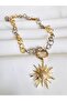 Sun Pendant Chain Necklace 42 cm - 5