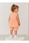 Girl's 2-Piece Muslin Summer Set Comfortable and Stylish Holiday and Daily Use Shorts Set - 2
