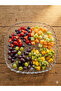 4-Compartment Crystal Glass Presentation Plate - 24X24 cm Large Size Snack and Fruit Bowl - 3