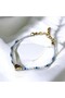 Blue White Miyuki Beads Heart Adjustable Women's Bracelet Stylish Jewelry - 2