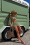 Fake Sleeve Strapless Crop Balloon Shorts Skirt Two-Piece Set - 4