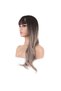 Natural Daal Perçemli Fiber Sen Long Length Wig / Dark Auburn / Russian Auburn Ombre and Highlighted - 3