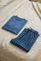 Men's 100% Cotton Ghost Pajama Set Short Sleeve Buttoned Collar T-Shirt with Plaid Pants Summer Home Wear Set - 5