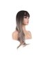 Natural Daal Perçemli Fiber Sen Long Length Wig / Dark Auburn / Russian Auburn Ombre and Highlighted - 2