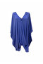 100% Viscosa Single Button Detail Bluz
