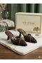 Classic High-Heeled Shoes for Everyday Use, New Season Lace Fabric. - 2
