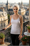 Women's 2-Pack Thin Strap V-Neck Lace Detailed Cotton Flexible Daily Athlete Stylish Basic Underwear Set - 4