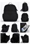 Luxury Black Large Size 1St Class Thermal Multi-Pocket Mother Baby Care Bag