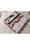 Brand Handcrafted Needle Embroidered Writing 100% Cotton Muslin – 4 Sides Embroidered Elegant Headscarf 100X100 cm - 6