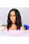 Black Red Luminous Tulle Wig - 2