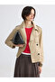 Nevavm Double-Breasted Collar Oversize Women's Trench Coat